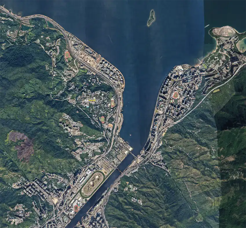 九肚山風水分析:九運龍氣向東北