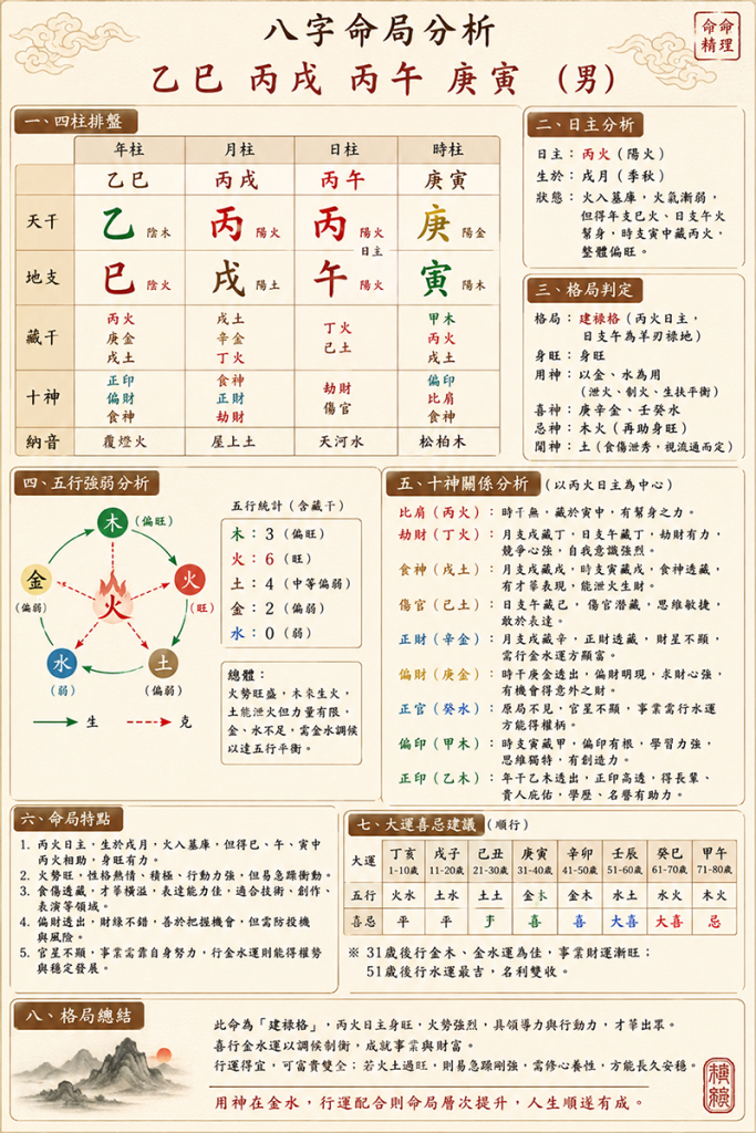 看懂八字命局層級的核心真相