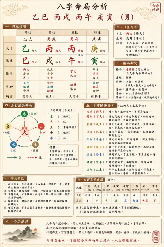 看懂八字命局層級的核心真相