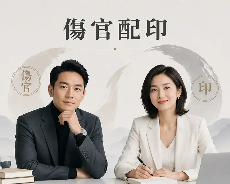 八字高格局”傷官配印“