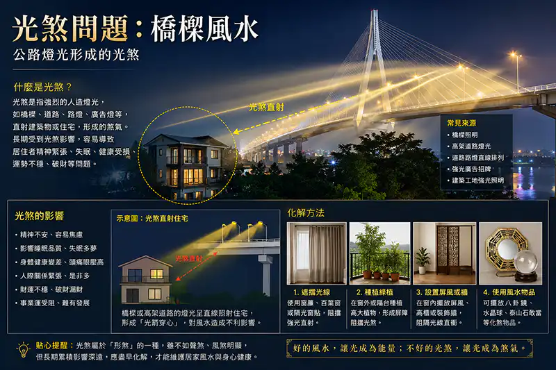 光煞問題：橋樑風水的隱形殺手