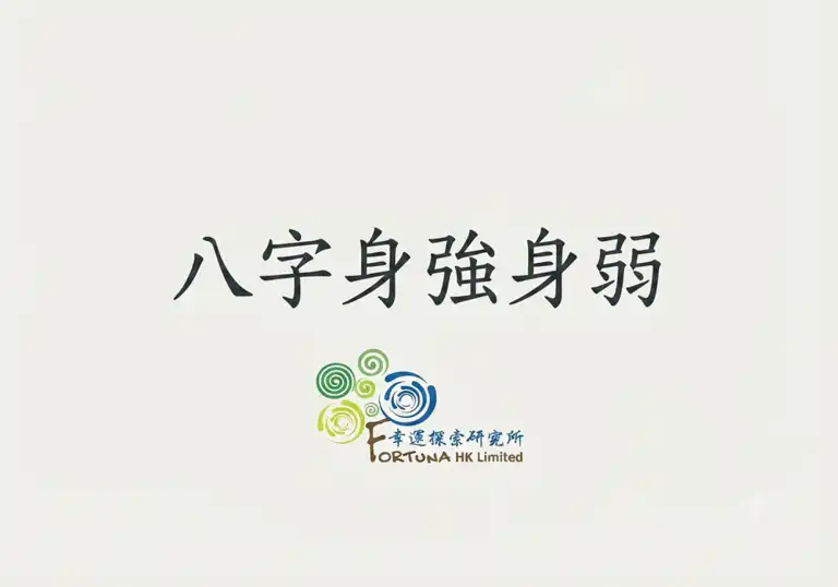 八字身強身弱 - 廖俊景