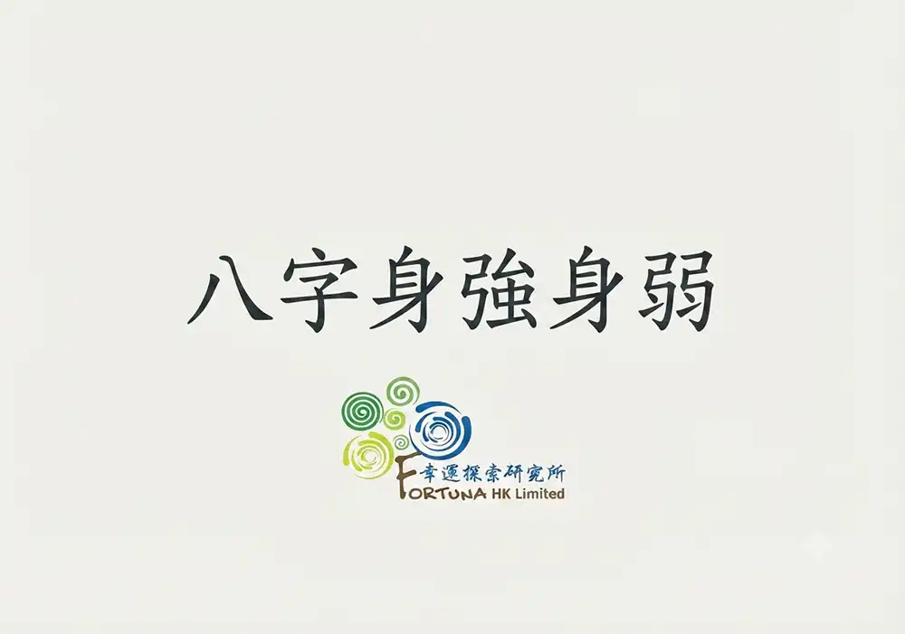 八字身強身弱 - 廖俊景