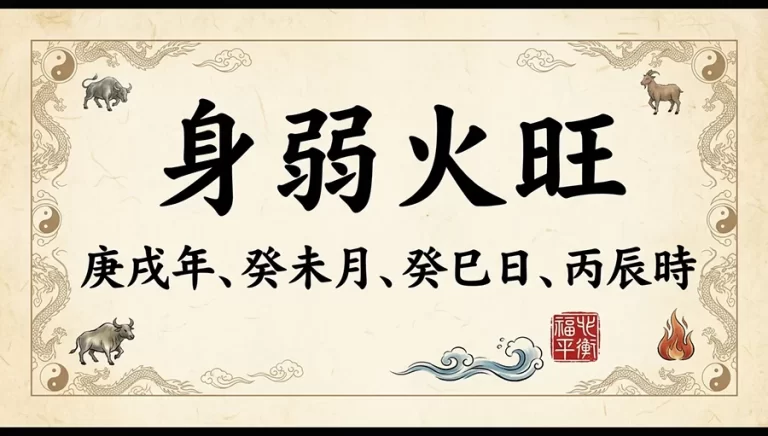 身弱火旺八字
