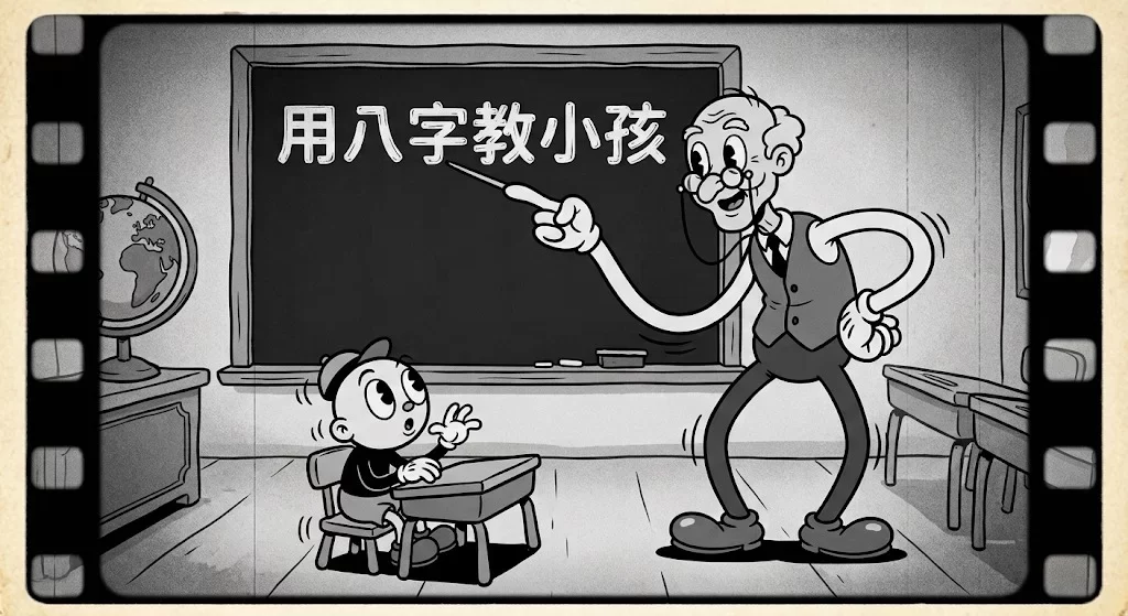 用八字教小孩